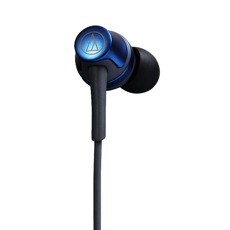 铁三角(audio technica)ath-ckr50is 入耳式有线耳机-蓝色